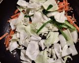 生姜とニンニク効いた野菜たっぷり焼きそば作り方8写真