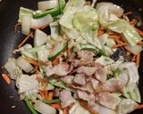 生姜とニンニク効いた野菜たっぷり焼きそば作り方9写真