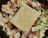 生姜とニンニク効いた野菜たっぷり焼きそば作り方10写真