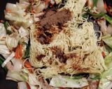 生姜とニンニク効いた野菜たっぷり焼きそば作り方12写真
