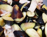 即席ハーブポークと秋茄子のこってり炒め作り方4写真