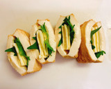 甘辛♡厚揚げのシソチーズはさみ焼き♡作り方9写真