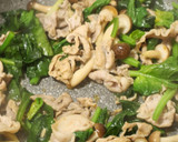 豚肉とほうれん草のふわふわ卵炒め作り方4写真