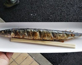 大船渡秋刀魚焼き師の秋刀魚の塩焼き作り方5写真