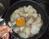 ひき肉大根のカレー煮♪腸にガス簡単薬膳作り方5写真