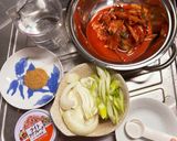 簡単本格キムチチゲ〜ツナ缶編〜作り方1写真
