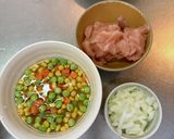包まない♫ふわとろデミきのこオムライス作り方1写真