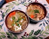 即席！すき焼き風の豚汁にも作り方7写真