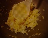 【ランチ】タコと菜の花の『春』炒飯作り方1写真
