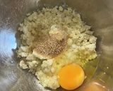 おからバナナパンケーキ　果物添え作り方3写真