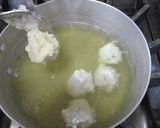 ほうれん草と肉団子の生姜スープ作り方4写真