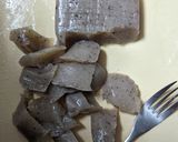 鶏むね肉と厚揚げこんにゃくの味噌煮作り方1写真