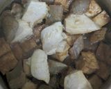 鶏むね肉と厚揚げこんにゃくの味噌煮作り方7写真