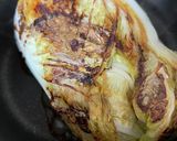 ヘルシー！簡単！白菜と挽肉の挟み蒸し焼き作り方4写真
