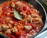 ＊鶏肉のトマト煮 クリスマス風＊作り方5写真