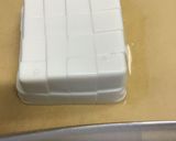 ゆうげの味噌汁/パプリカと豆腐作り方1写真