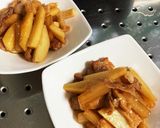 時短で簡単、里芋と豚バラの煮物♪作り方11写真