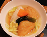 杤尾油揚げと親芋のミニおでん作り方3写真