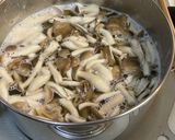 大葉香るやわらか鶏団子スープ作り方2写真