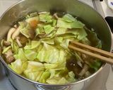 大葉香るやわらか鶏団子スープ作り方4写真