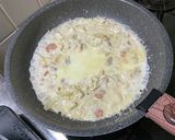 海老アサリ里芋きのこマカロニグラタン作り方3写真