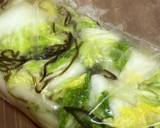 ポリ袋で白菜の即席漬け作り方4写真