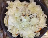 豚トロとエリンギの醤油焼きうどん作り方2写真