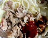 玉ねぎで量増し！豚こまポークチャップ作り方3写真