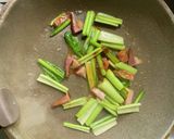 海老辣醬で焼きうどん作り方2写真