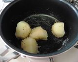 粉ふき芋の簡単肉味噌がけ作り方2写真