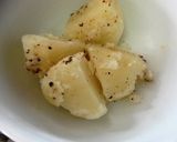 粉ふき芋の簡単肉味噌がけ作り方3写真
