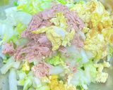 【白菜✖️ツナ】シャクシャクごまぽん和え作り方6写真