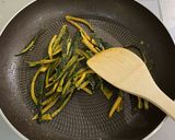かぼちゃの皮のきんぴら作り方4写真