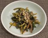 かぼちゃの皮のきんぴら作り方5写真