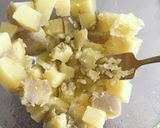 紅はるかで焼かないスイートポテトディップ作り方1写真