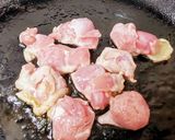 ポン酢だけであっさり！鶏肉とナス炒め♡作り方2写真