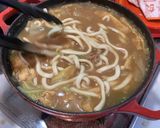 野菜の入ったカレーうどん作り方4写真