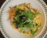 エゴマの葉香る絶品ピリ辛明太子パスタ作り方9写真