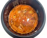 まぐろ尾肉缶詰のビビンバ風炊き込みご飯作り方3写真