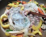 彩り野菜とツナと春雨のみそだれ炒め作り方3写真