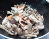 きのことごぼうの味噌おこわ作り方4写真