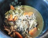 きのことごぼうの味噌おこわ作り方8写真