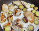鶏胸肉とさつまいものクリーム煮作り方6写真