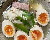 超簡単生姜たっぷりロースハム鶏だし鍋作り方10写真