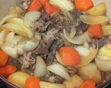 無水でコク旨♪時短で出来る基本の肉じゃが作り方5写真