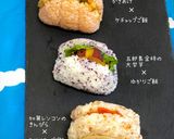 残り物のおかずdeワッフルおむすび作り方7写真
