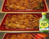 美味ドレとポッカレモンで豚重！作り方1写真