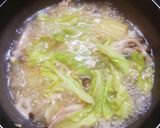 キャッサバとキャベツの味噌汁作り方7写真