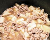 長芋と豚肉の炒め煮作り方4写真