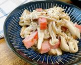 味付けは塩出汁のみ!きのことベーコン炒め作り方6写真